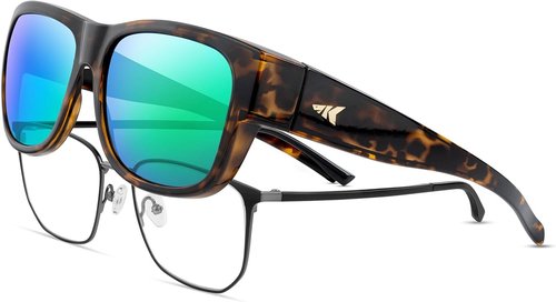 KastKing Chariton Polarized Fit-Over Sunglasses - Perfect for Driving, Fishing, and Outdoor Activities