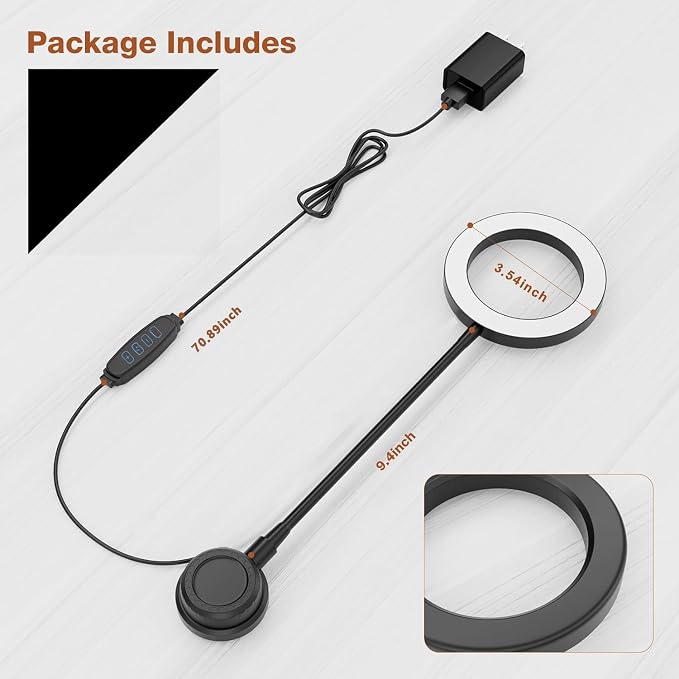 Suction Cup LED Vantiy Lights for Mirror, Flexible Gooseneck Stick on Selfie