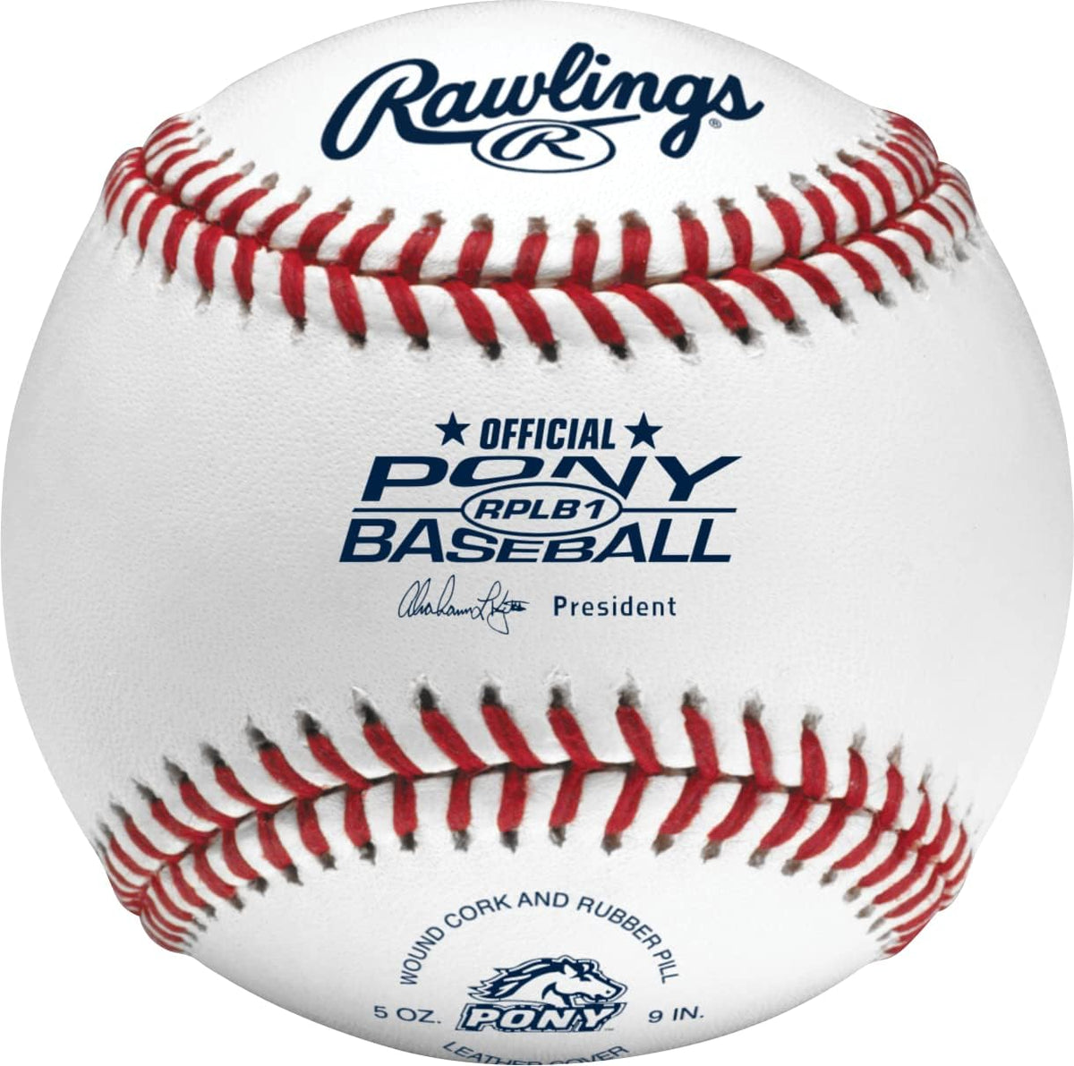 Rawlings Pony League Baseballs - Competition Grade RPLB1 for Youth 14U | Multiple Count Options