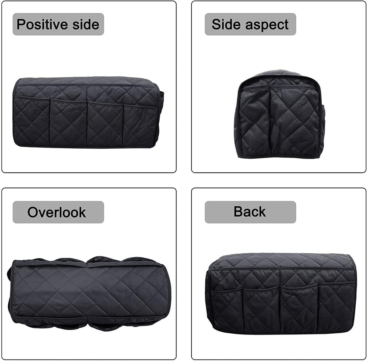 Armchair Caddy,Non Slip Sofa Armrest Organizer, Couch Armrest Remote Control Holder,Waterproof Recliner Arm Caddy with 14 Pockets for Cell Phone TV Remote Control