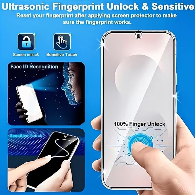 XDesign [3+2 Pack Galaxy S26 Ultra Screen Protector, 9H Tempered Glass Scratch