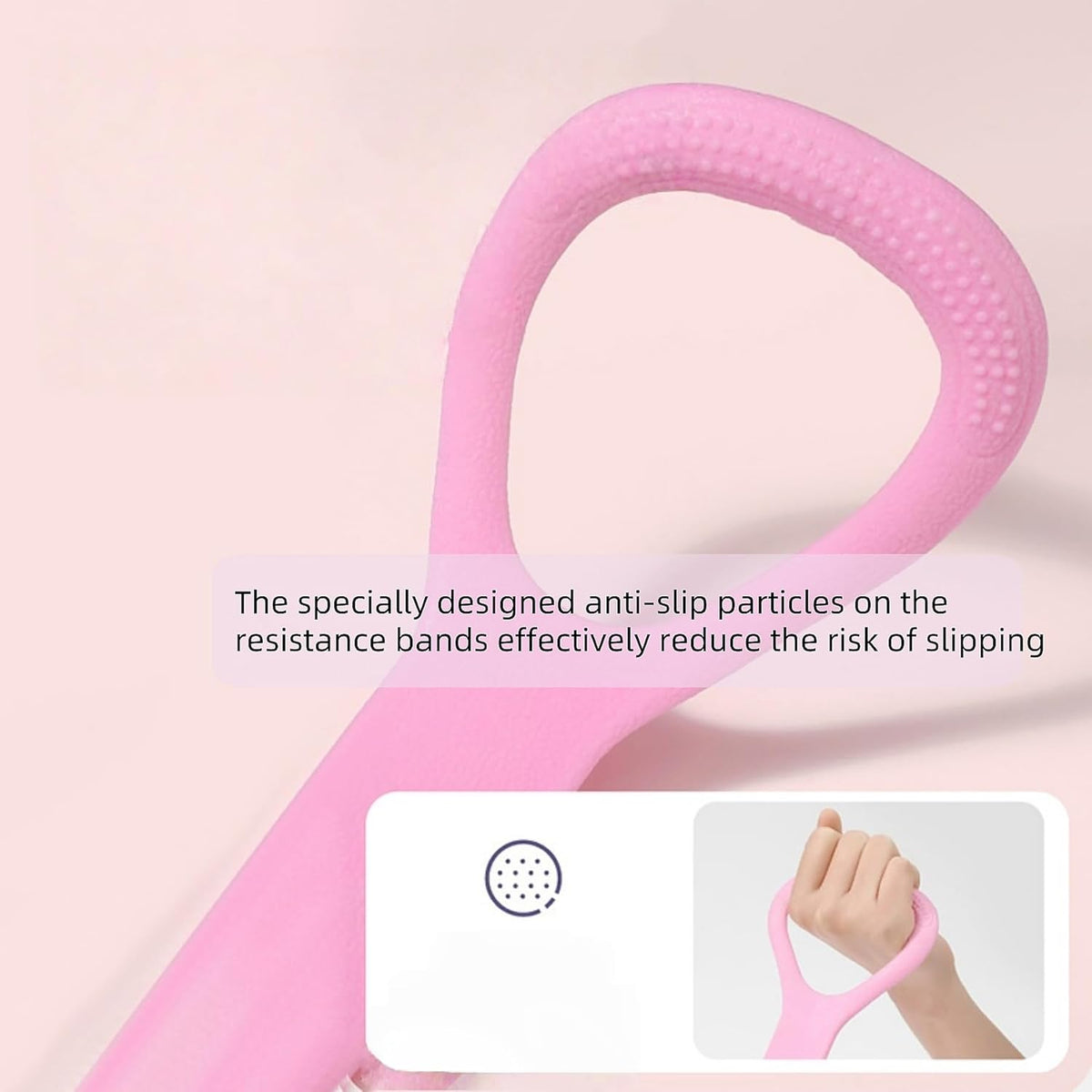 Skiennix 3pc Figure 8 Resistance Bands - Elastic Stretch Fitness Bands for Back & Chest | Yoga & Gym Use