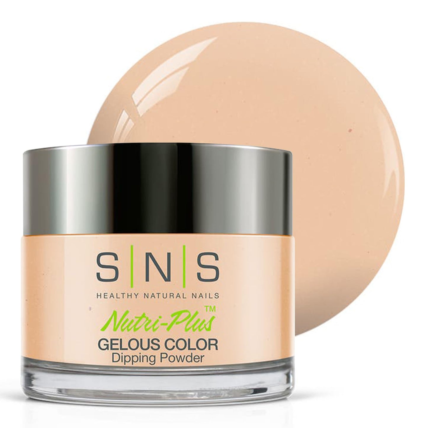 Sns Nail Dip Powder, Gelous Color Dipping Powder - Twice Shy (Natural, Nudes/Beige, Shimmer) - Long-Lasting Dip Nail Color Lasts
