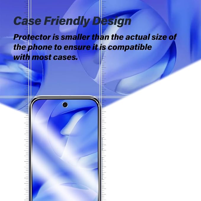 BIGFACE for Pixel 9A Tempered Glass Screen Protector + Camera Lens Protector
