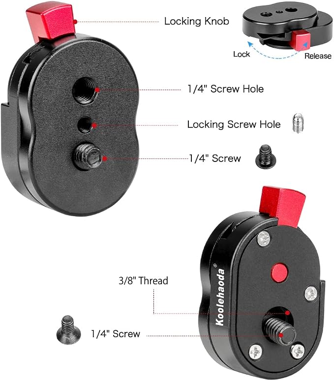 Koolehaoda Mini Quick Release Plate System
