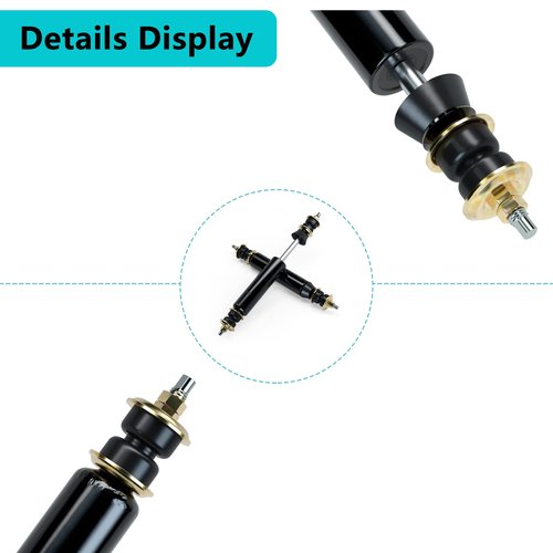 10L0L 2 Pack Golf Cart Rear Shock Absorbers for Club Car DS Gas Electric Golf Cart 1988-up, G&E 2004-Up Precedent 1013164 102588501