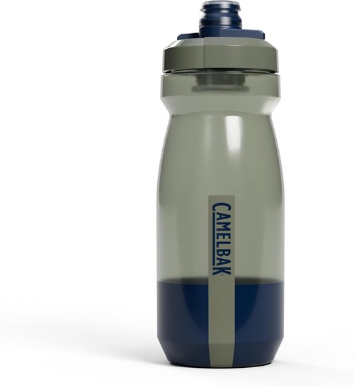 CamelBak Podium Water Bottle - Squeeze Design for Easy Hydration | 21oz Mercury Fog