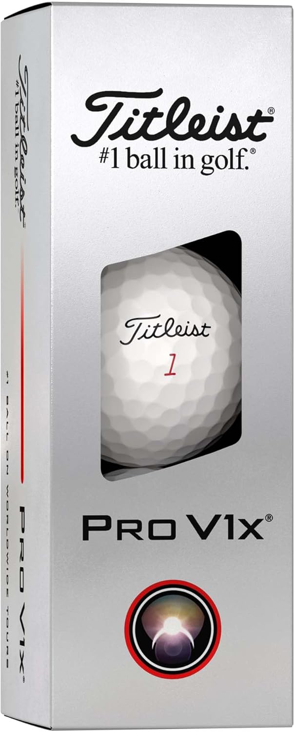 Titleist Pro V1x Golf Balls - Superior Distance & Control | Premium Performance for All Skill Levels