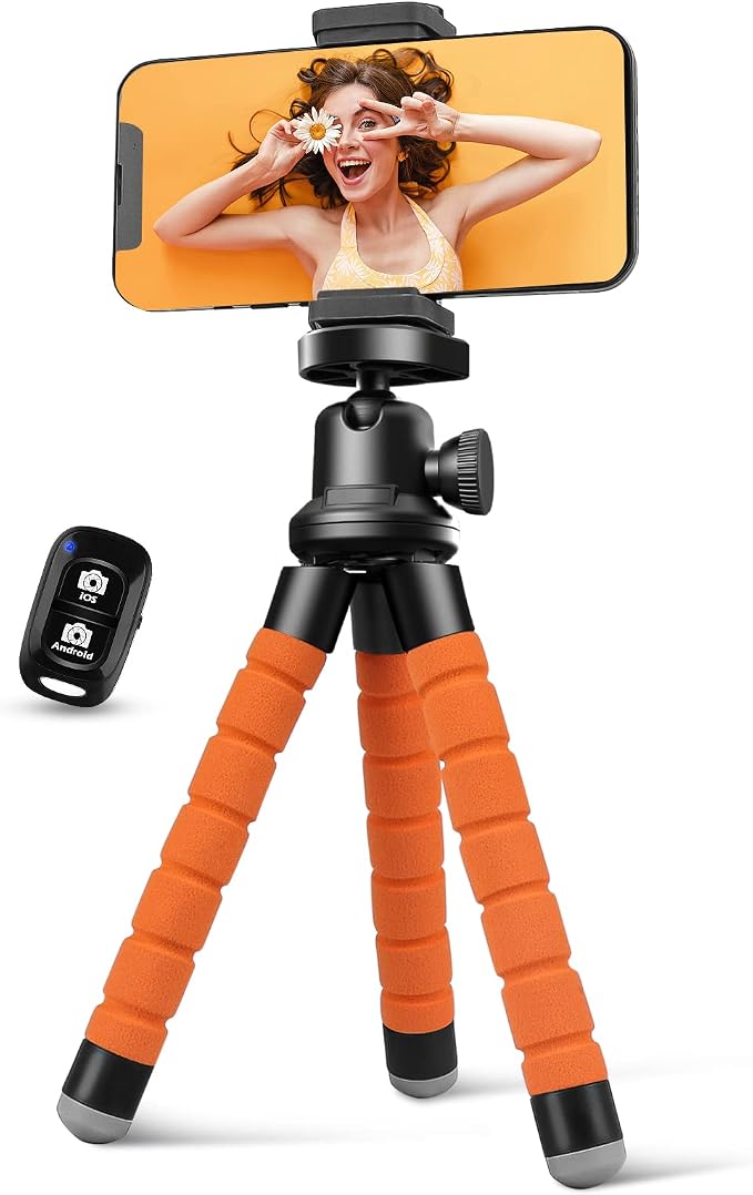 Aureday Phone Tripod, Flexible Tripod