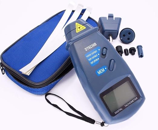 CyberTech 3 in 1 Tri-Mode Contact and Laser Non-Contact RPM Tach Digital Photo