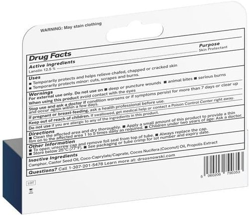 Dr Sosnowski's ChafingHero® Anti-Chafe Balm | Soothes Severe Chafing & Protects from Friction | Propolis, Camphor, Coconut Oil | Arms, Thighs, Bra | Athletes or Everyday | Fragrance-Free, 1 oz