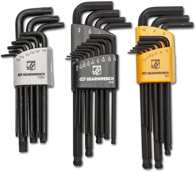 GEARWRENCH 9 Piece Torx Long Arm Hex Key Set - 83522
