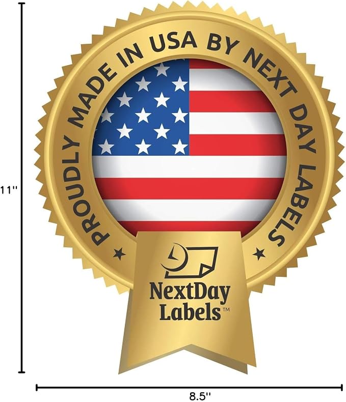 NextDayLabels - Employee Daily Attendance History Records, Letter Size Cards