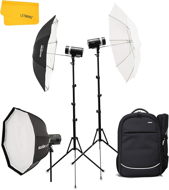 Godox AD300 Pro Strobe Light Photography Lighting Kit, 2.4G TTL 1/8000s HSS