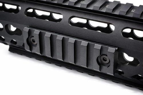 GOTICAL Keymod Picatinny/Weaver Rail System - 7 Slots HandGuard Mount | Black Matte, Set of 2