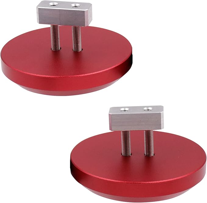Upgrade Jack Pad Adapter Billet/Floor Jack Billet fit for C7 C6 and C5 Corvettes and Most Porsche's - Anodized Aluminum Premium Bolt on Jack Points