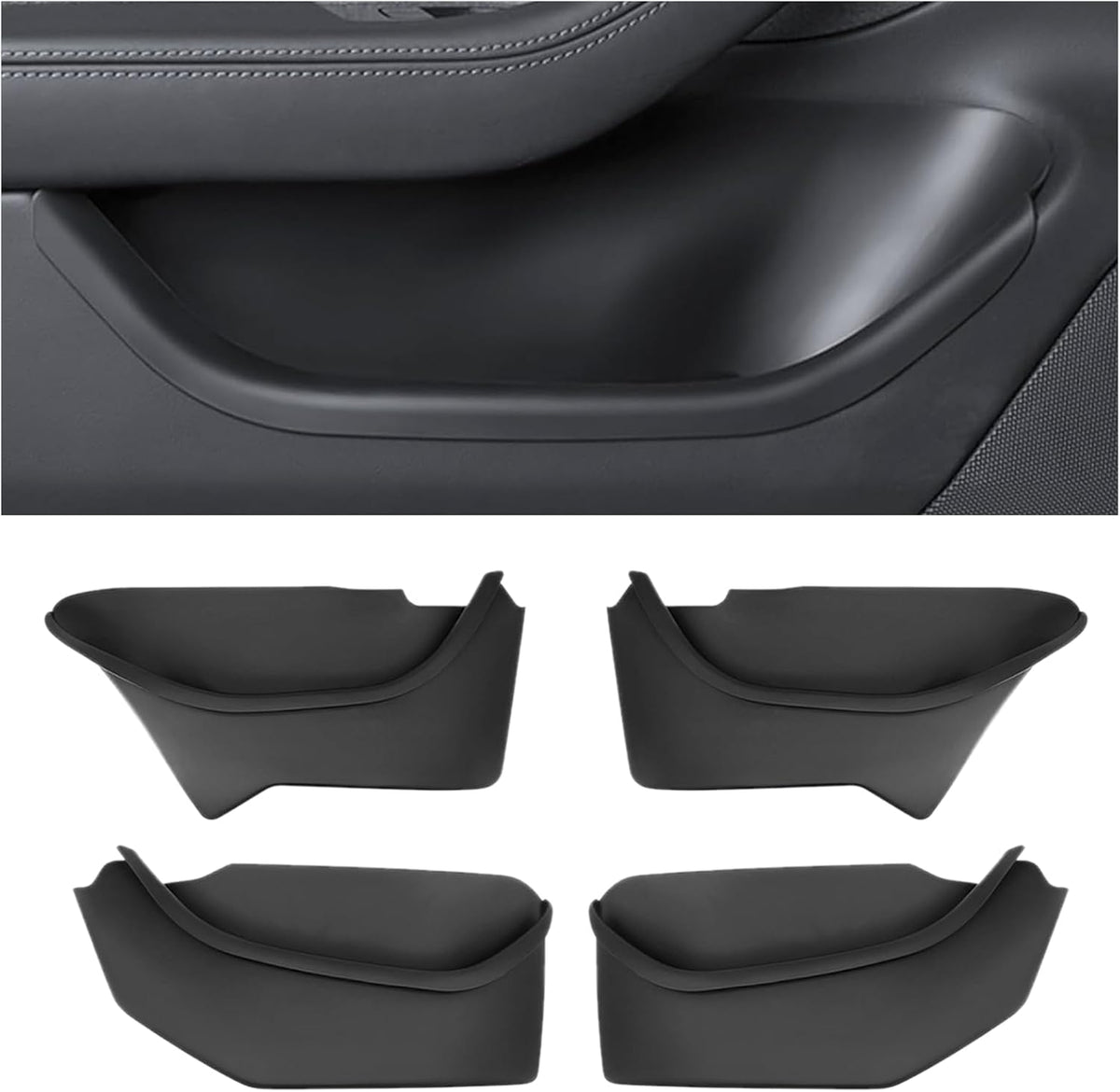 2025 2026 Tesla Model Y Juniper Door Pocket Liner Storage Box No YLStandard
