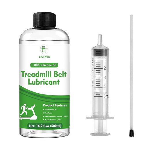 EIGTWEN Treadmill Lubricant - 500ml 100% Silicone Oil for High-Temperature Stability | Compatible with Most Treadmills