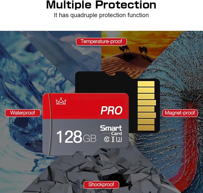 128GB Micro Memory Card Class 10 Memory Cards Mini TF Card