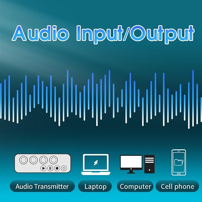 AGJ Wireless Tour Guide System, Tour Guide Microphone and Speaker, Tour Guide