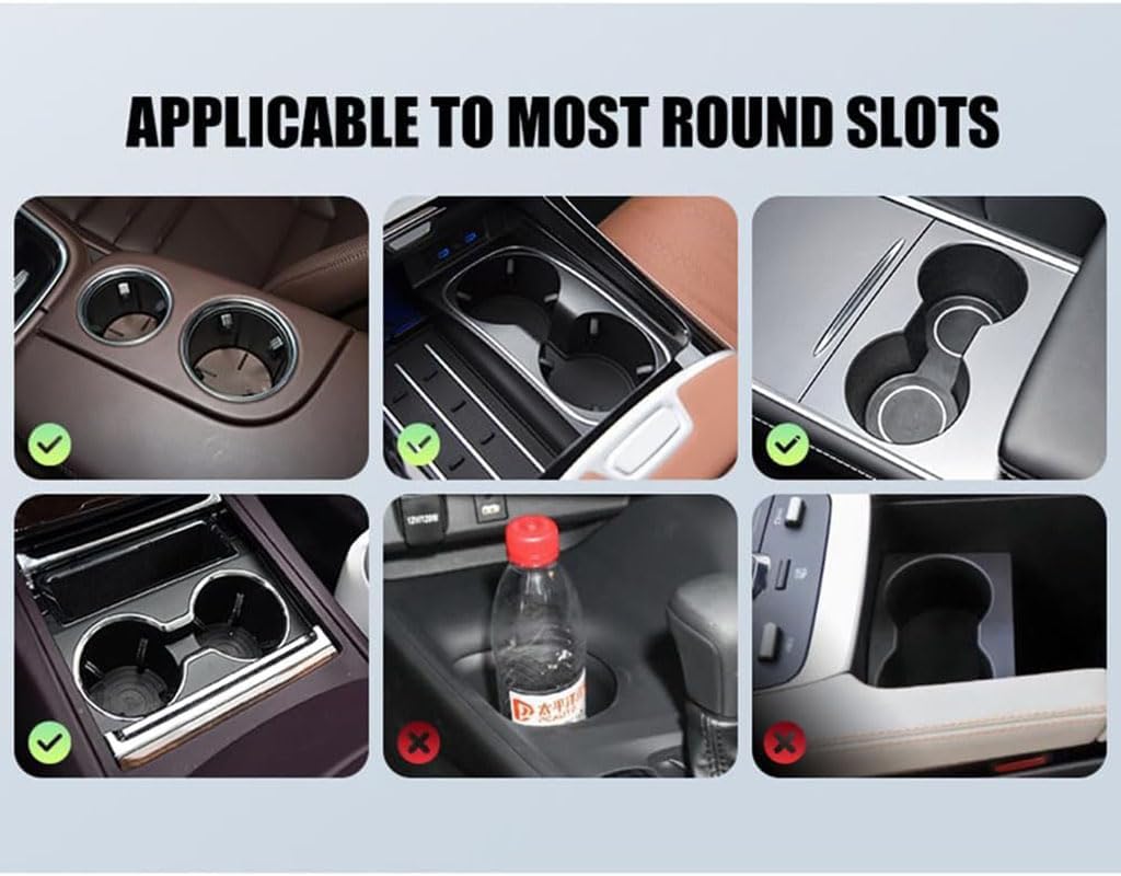 Car Cup Holder Expander for BMW i4 2021 2022 2023 2024 2025 2026