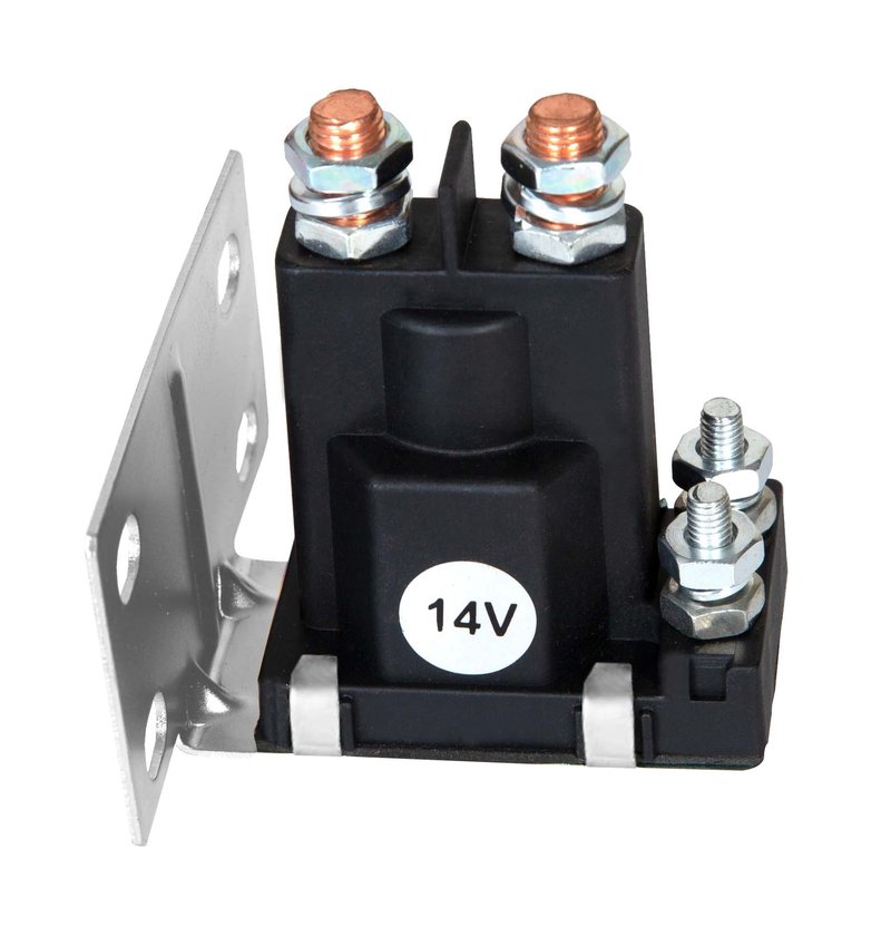 Sabeweile 14V Golf Cart Solenoid Compatible with EZGO TXT Gas 1994-Up, 4 Terminal, Replace OEM 27153-G01, 27153G01, 612813, 500A