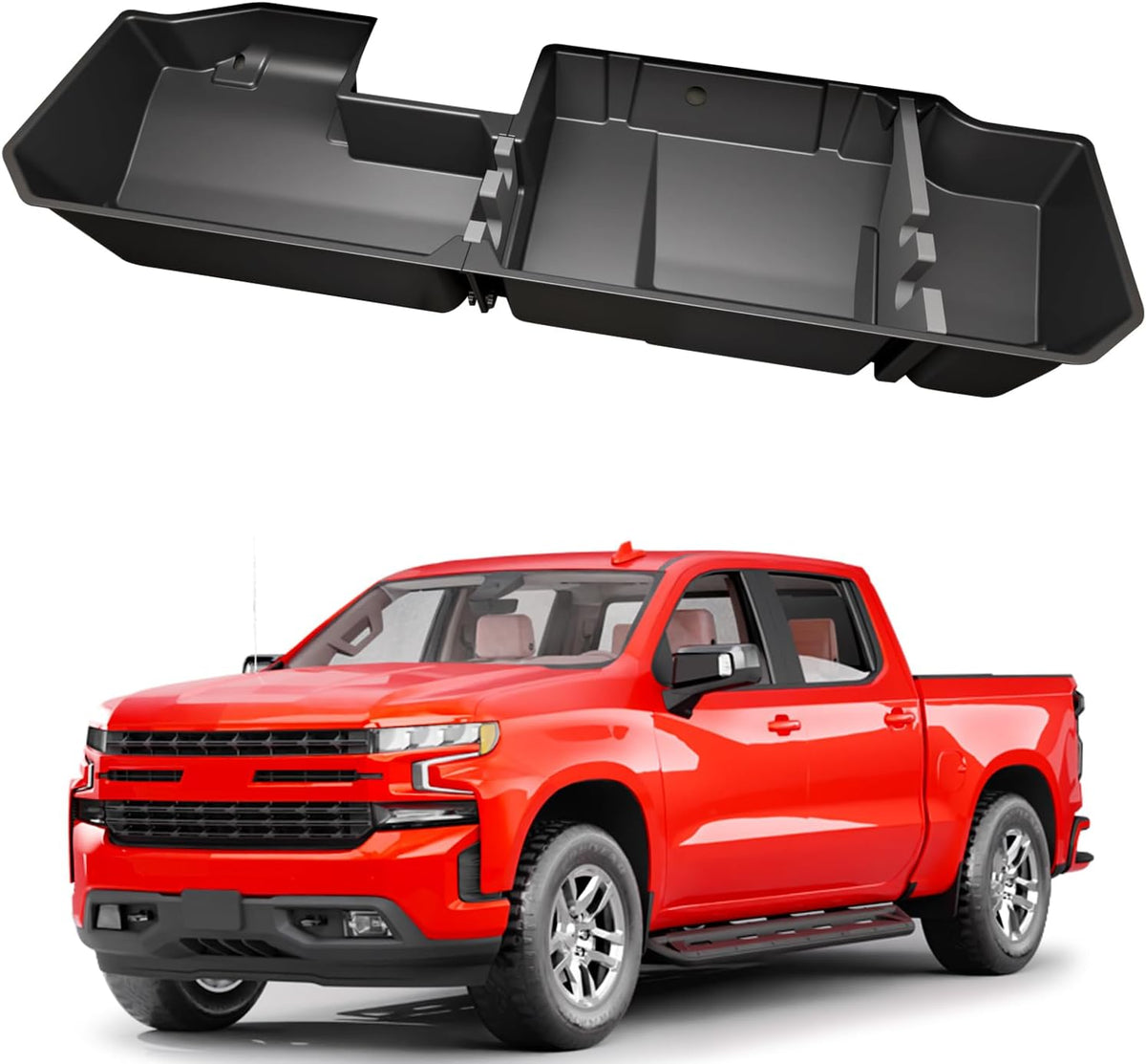 FengYu Under Seat Storage Box for 2015-2026 Ford F-150 F150 SuperCrew Cab