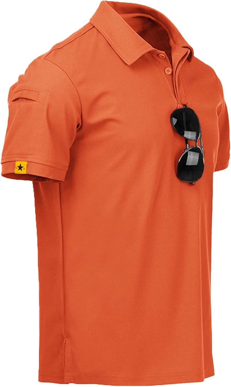 ZITY Men's Polo Shirt - Short Sleeve Tactical Golf Tee for Daily Casual Wear | Stylish Collared Design
