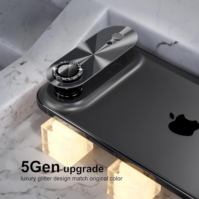 Choiche Compatible for iPhone 17 Air Camera Lens Protector, Bling Camera Cover
