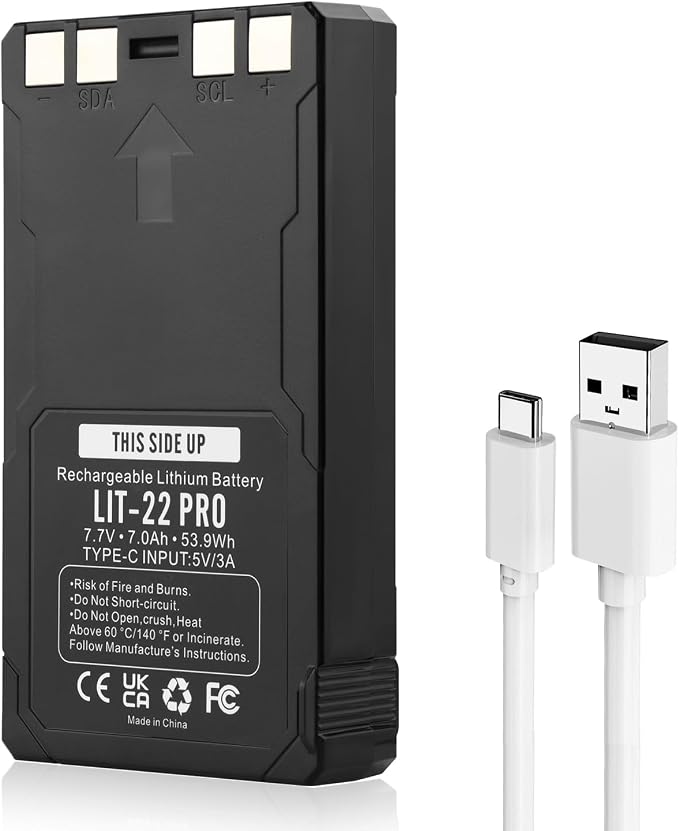 ANTIEE LIT-22 Pro Rechargeable Battery - 7000mAh Battery Compatible
