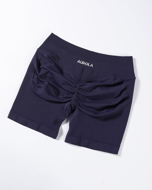 AUROLA Workout Shorts for Women - No Roll Up, Squat Proof, Seamless Compression | Available in 2.5-6.5 Sizes