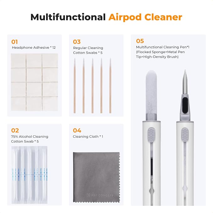 K&F Concept 8-1 Earbuds Cleaner