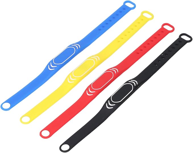 NFC Bracelet T5577 ID Copyable Water Silicone Wristband, NFC Access Control