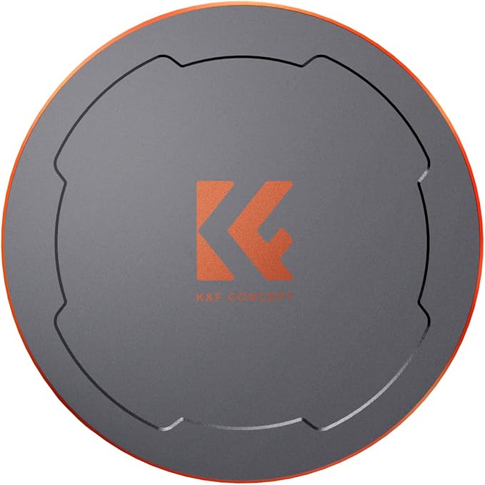 K&F CONCEPT 62mm Thread & Magnetic 2-in-1 Lens Filter Cap Only Compatible