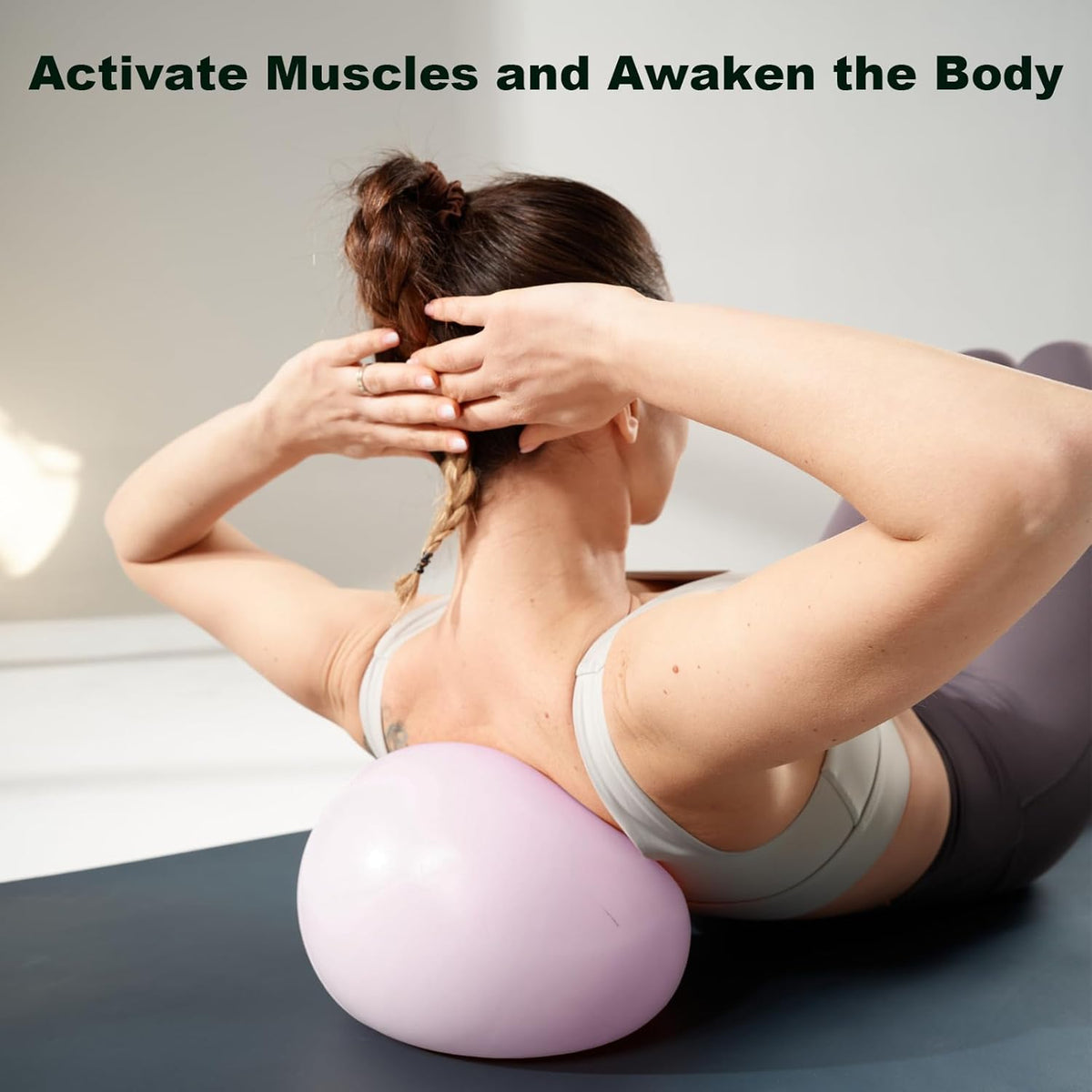 Skiennix Exercise Ball - 9 Inch Anti-Burst Pilates & Yoga Ball for Fitness & Therapy