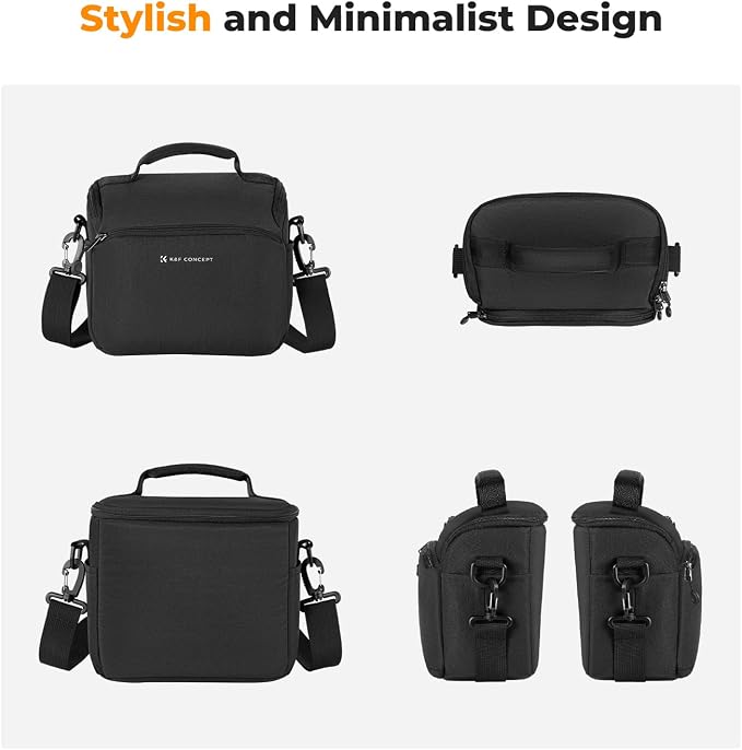 K&F CONCEPT Camera Sling Bag Small Crossbody Camera Case DSLR/SLR/Cute Compact