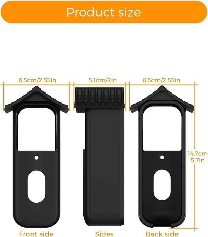 Silicone Cover for Blink Video Doorbell 2025 Waterproof Doorbell Cover