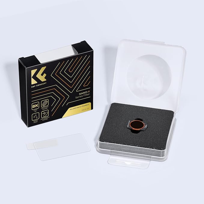 K&F CONCEPT Variable ND Filter for DJI Osmo Pocket 3/4, Xtra Muse Creator Combo