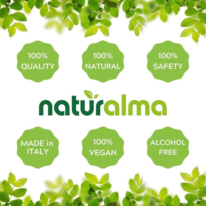 Naturalma Lemon Balm (Melissa officinalis) Leaf Alcohol-Free Tincture - 4 fl oz Liquid Extract in Drops - Herbal Supplement - Vegan