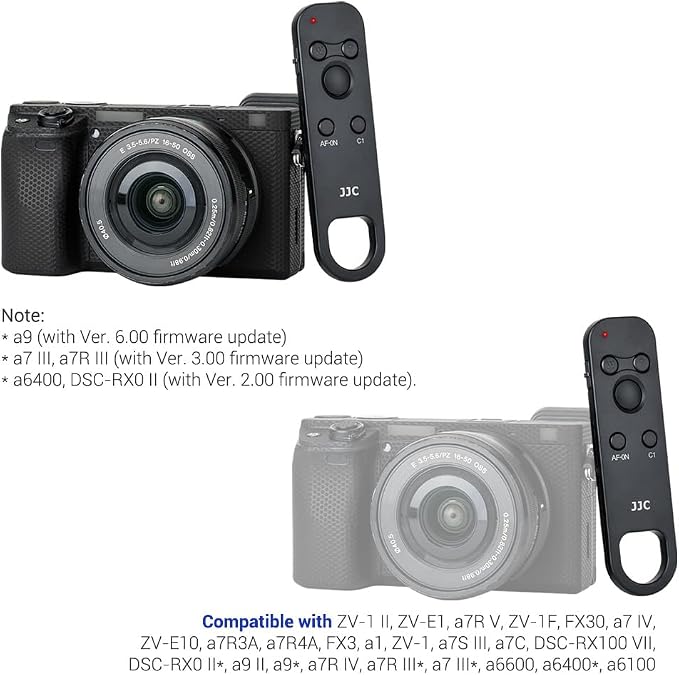 JJC Wireless Bluetooth Remote Controller Replaces Sony RMT-P1BT