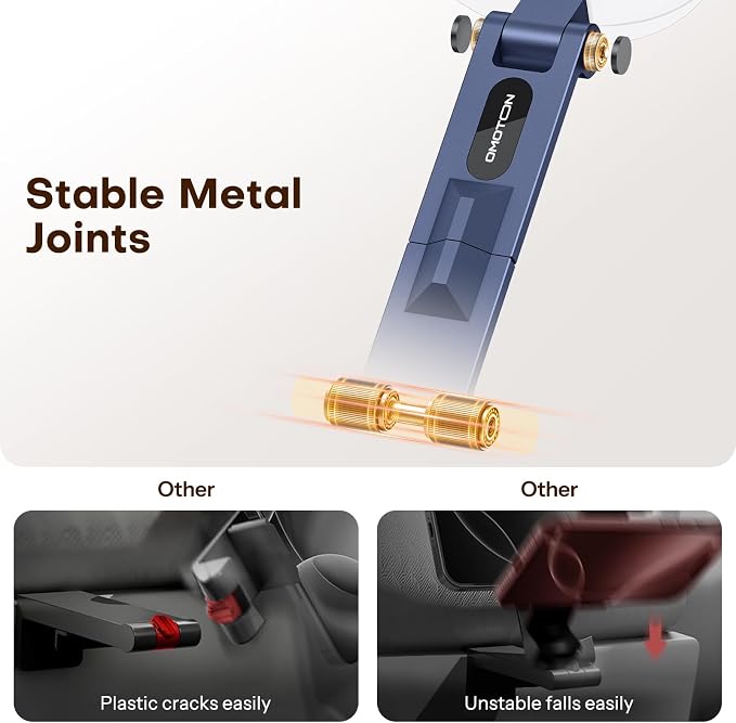 OMOTON TP02 360°Rotating for MagSafe Tripod Mount, Adjustable Aluminum Magnetic