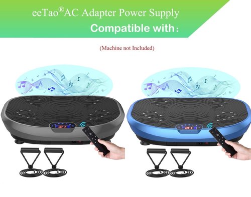 eeTao AC in Power Cord Outlet Socket Cable Plug Lead Compatible with AXV ‎FR78 ‎Slim Boat ‎Vibration Plate Exercise Machine Whole Body Workout Vibrate Fitness Platform Lymphatic Drainage Machine