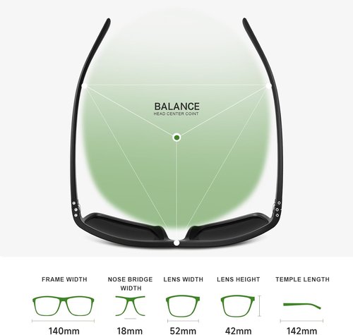 Fanshen Polarized Sports Sunglasses - Lightweight UV Protection for Men | Ideal for Driving, Fishing, Golf, Cycling