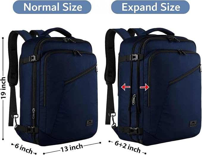 MATEIN Weekender Backpack, Large Capacity Travelling Suitcase Backpack