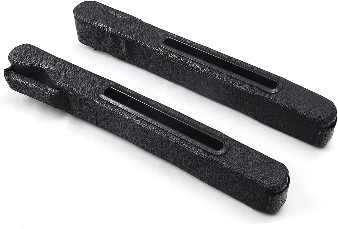 2 Pack Car Seat Gap Filler Organizer for Driver Side and Passenger Side Auto Center Console Side Filler Filler for Car Front Seat (Beige 2 pcs)