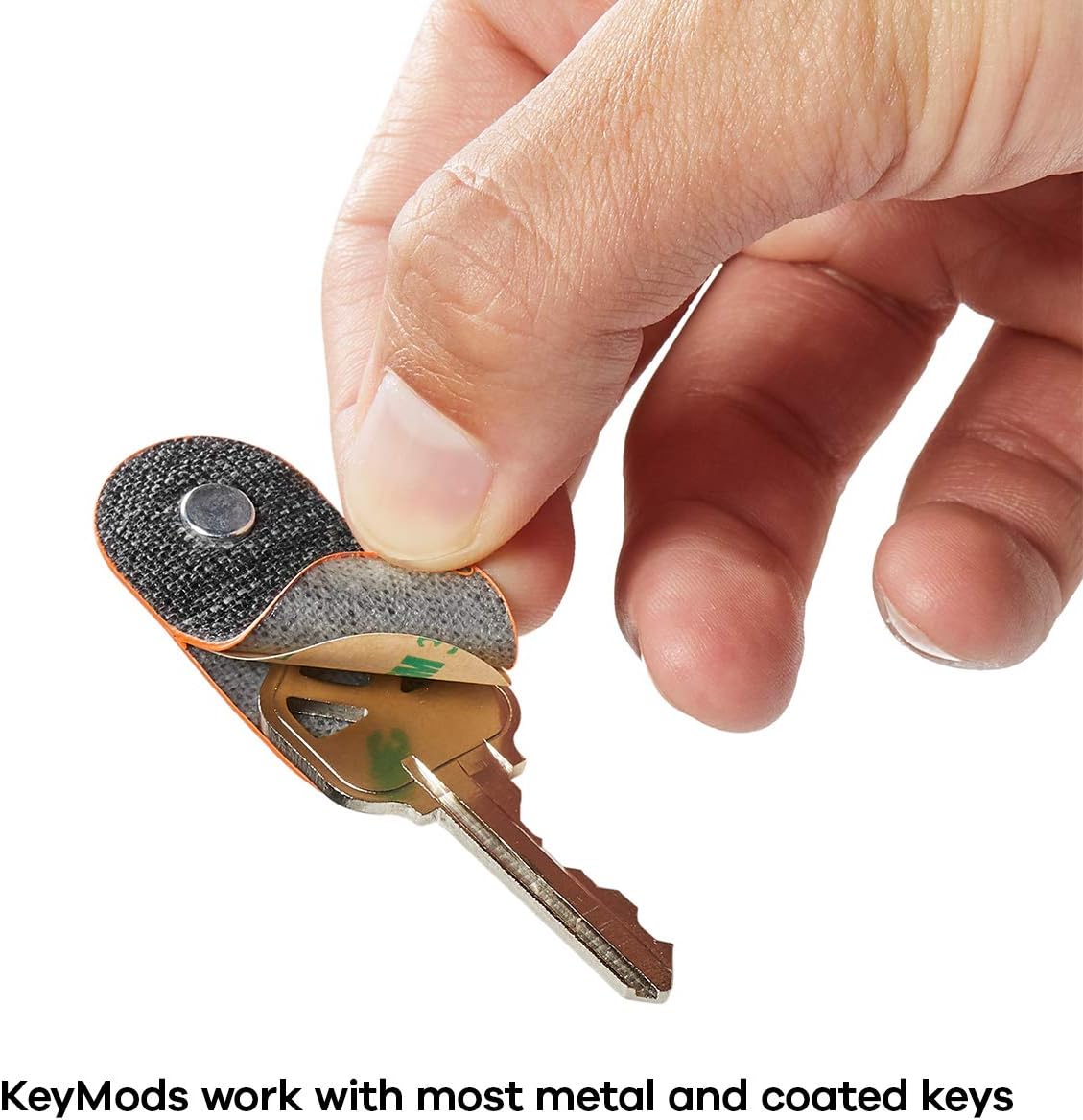 Distil Union Ferris KeyLoop Key Organizer | Includes Leather Cover, 5 KeyMods, & FobRing | Holds up to 6 Keys + Car Key
