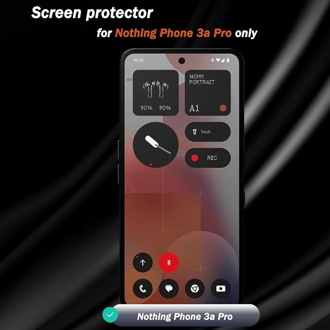 3+2 Pack Tempered Glass for Nothing Phone 3a Pro Screen Protector