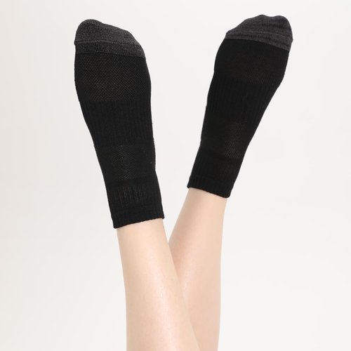 BAMBOO COOL Women's Athletic Ankle Socks - Anti-Odor, Moisture-Wicking, Cushioned | 5/6 Pairs
