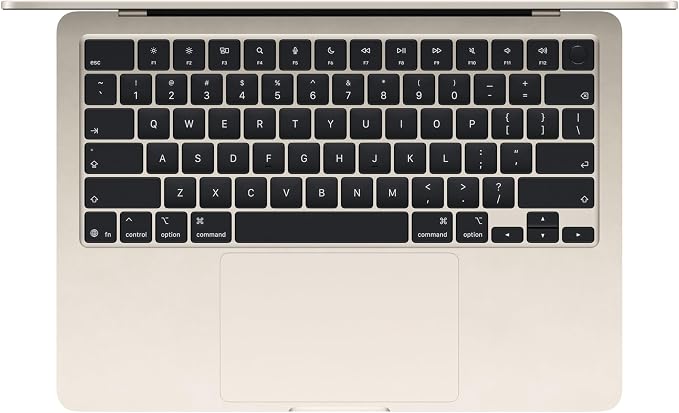 Apple 2026 MacBook Air 13-inch Laptop with M5 chip: Built for AI, 13.6-inch Display, 24GB Unified Memory, 1TB SSD, 12MP Center Stage Camera, Touch ID, Wi-Fi 7; Starlight with AppleCare+ (3 years)