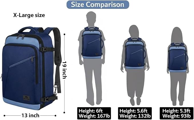 MATEIN Expandable Travel Backpack